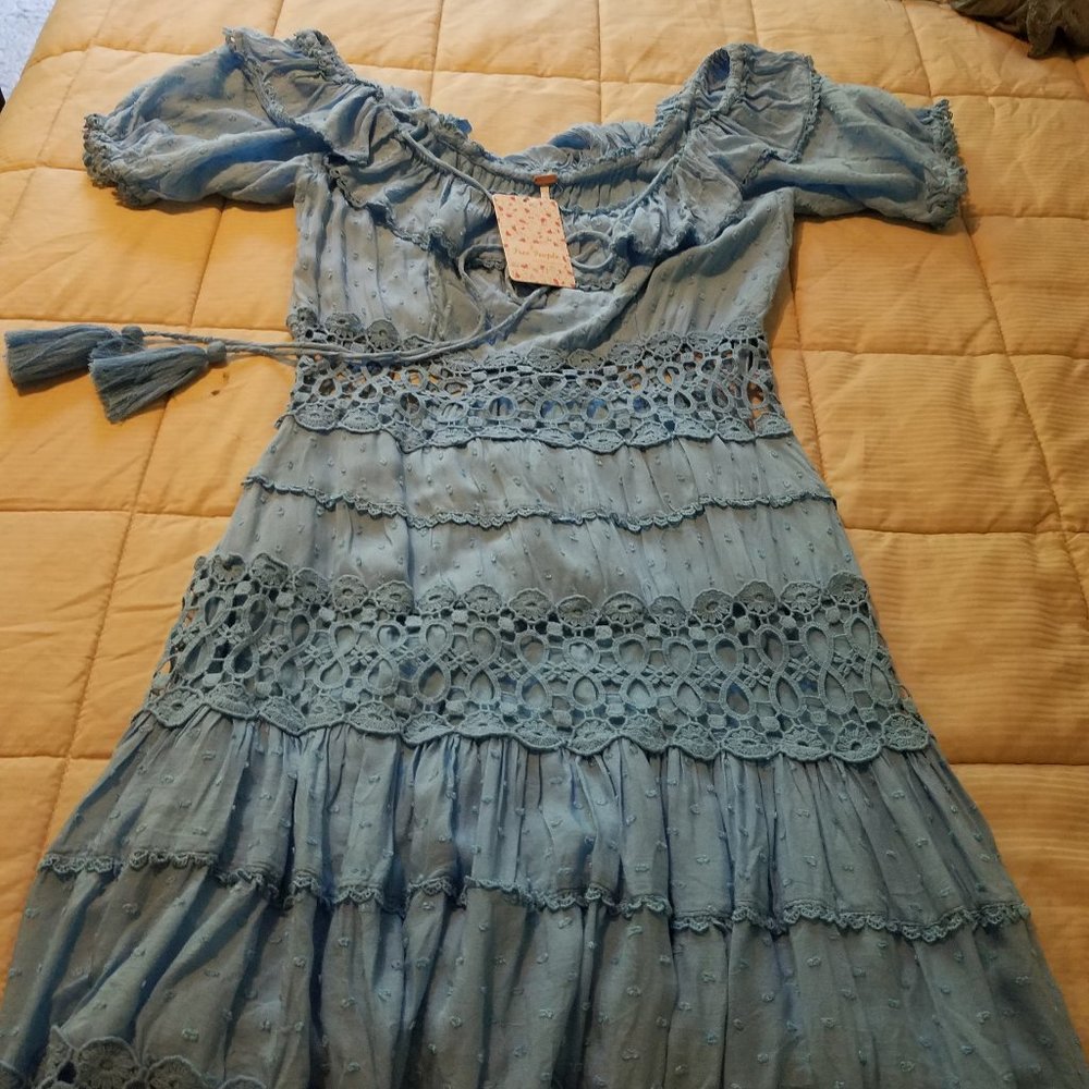 Freepeople Beautiful Blue Dress